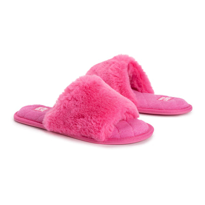 Muk Luks Faux Fur Sariah Slide Slipper