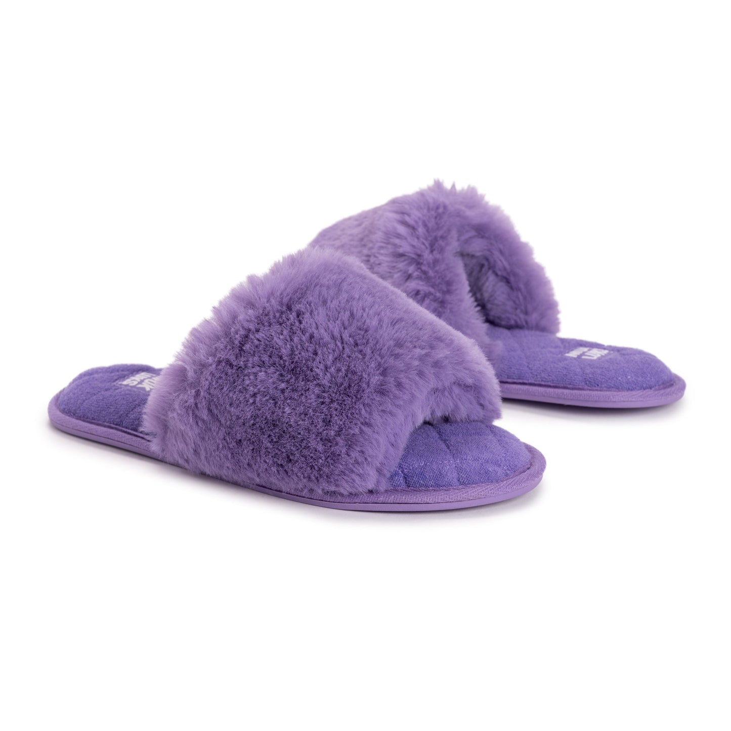 Muk Luks Faux Fur Sariah Slide Slipper