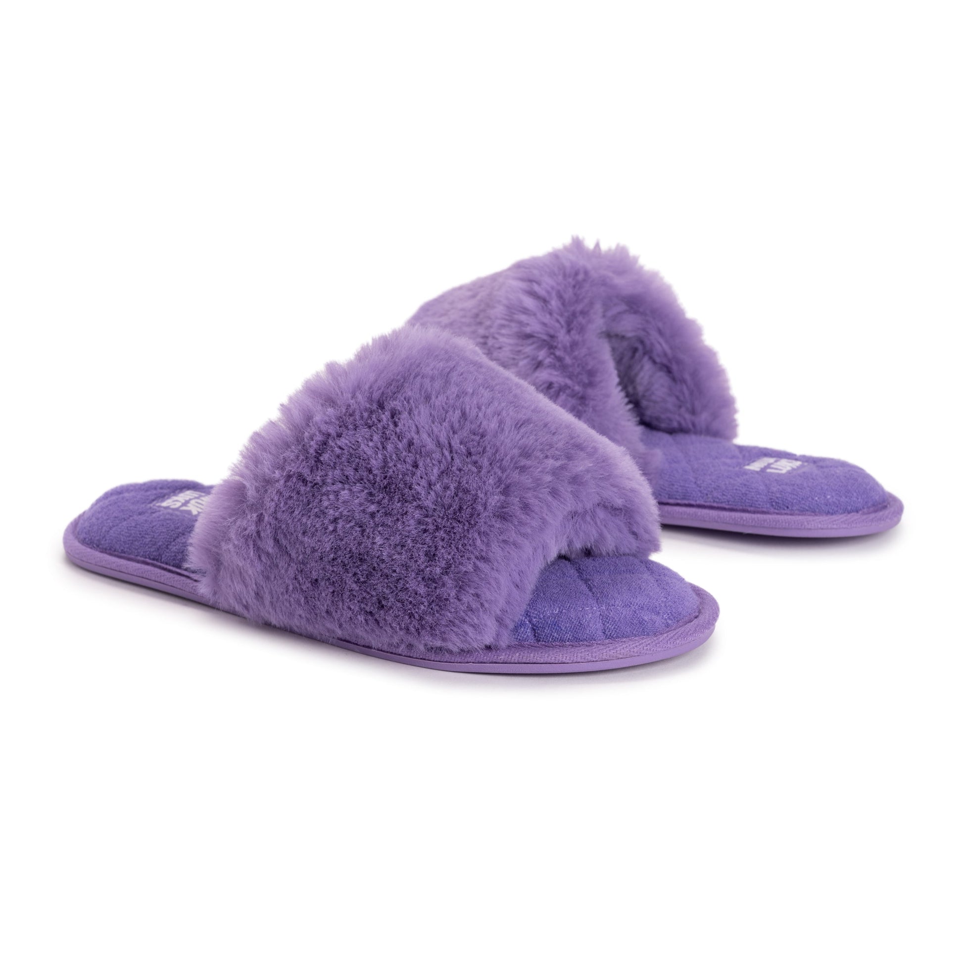 Muk Luks Faux Fur Sariah Slide Slipper